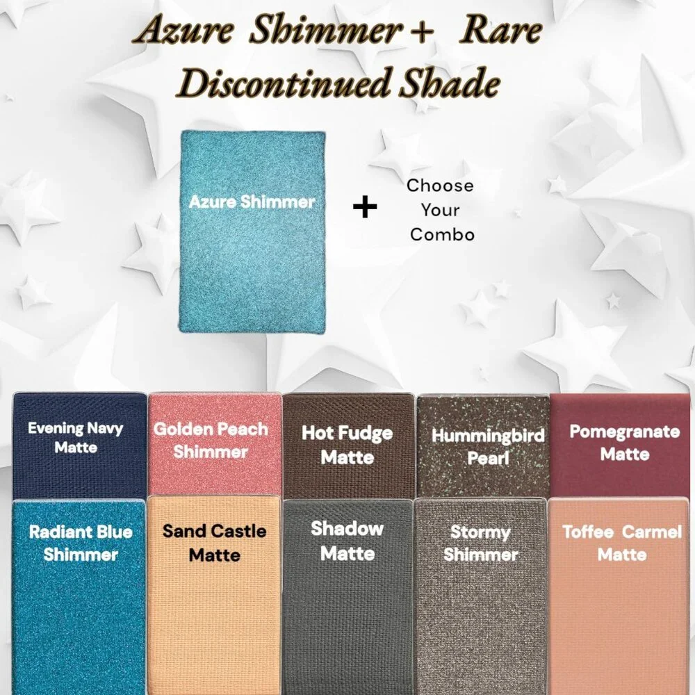 Azure Shimmer Discontinued Chromafusion Eye Shadow - Bundle 2 Eyeshadows